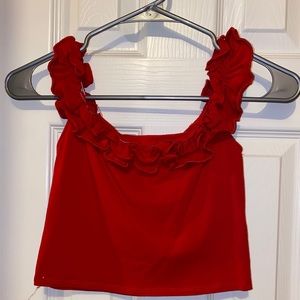 Heart & Hips Red Crop Top